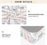 miaozhen 1 Pack 52x28 Cotton Baby Crib Sheets Soft Breathable Manga Whale Plaid Offwhite Toddler Mattresses for Nursery