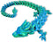 Amerimaker Easter Basket Stuffer, 30" Articulated 3D Printed Dragon Flexible Fidget Toy for