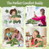 5 12" Mommy 4 PCS Sea Turtle Stuffed Animals with Babies, Stuffed Turtle Plush Toy with Babies Turtles Inside, Big