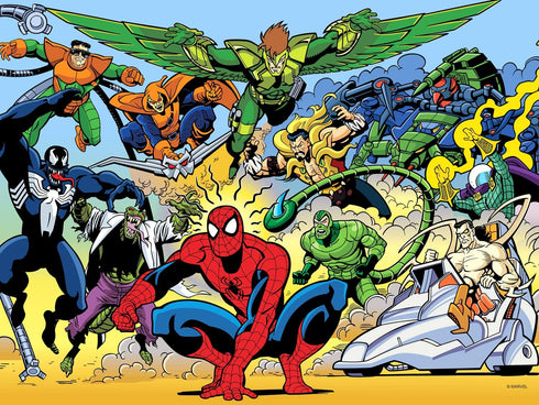 Buffalo Games - Marvel - Spider-Sense - 400 Piece Jigsaw Puzzle for Families - Finished Size 21.25 x 15.00