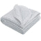 NTBAY Jersey Cotton Quilted Toddler Blanket, Breathable and Warm, 30x40 Inches, Grey Wave