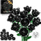 XGSHJ Black Rose Bouquet Building Set for Girls & Boys - 12 Pack