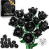 XGSHJ Black Rose Bouquet Building Set for Girls & Boys - 12 Pack