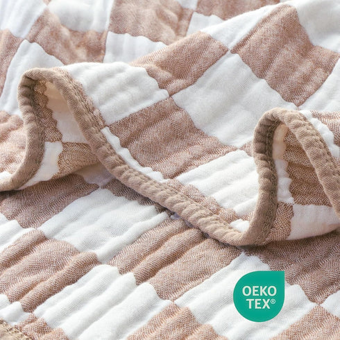 6 43 43 Inches Ultra Soft Muslin Baby Blanket Neutral Versatile Layers Swaddle and Bed Blanket for Babies, Toddlers