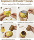3D Puzzle Planter 80 Pieces - Flower Pot for Bird of Paradise, Home Decor for Indoor Cactus and Succulents