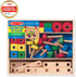 Melissa & Doug Wooden Construction Building Set in a Box, 48 Pcs
