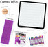 Rectangle Crayon Board | The Only Dry-Erase Lap Board for Visual & Hand Development | Crayons, Not Markers | Infant