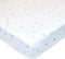 American Baby Company Fitted Crib Sheet, 28" x 52", Soft Breathable 100% Cotton Jersey, Silver Blue Arrow