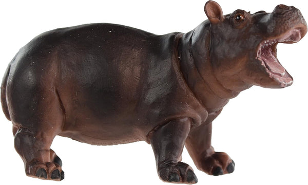 Safari Ltd. Hippopotamus Baby Toy Figurine - Realistic, Hand-Painted 2.95" Model Figure