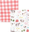 Hudson Baby Unisex Baby Silky Plush and Coral Fleece Blanket, Girl Farm Animals, 30x36 inches by Hudson Baby