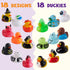 18 JOYIN PCS Halloween Rubber Ducks, Halloween Ducks for Halloween Party Favors Decorations, Rubber Duckies Baby Bath