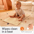30 16 Baby Uma Vegan Leather Baby Changing Mat - Waterproof & Wipeable Changing Pad, XL for Growing Babies, Non-Toxic