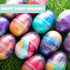 12 Joyin Pcs Prefilled Easter Eggs with Galaxy Slime, Colorful Putty with Toys, Stress Relief Sludge Toys for Kids
