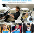Shynerk Baby 2 6.86" 1080P Baby Car Camera for Kids, HD Split Screen Baby Monitor with Dual Backseat Cameras and IR