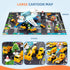 Set, Set Transport Cargo Airplane, Large Theme Airplane Toy Educational Toy Vehicle Play with Smoke Sound and Light