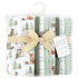 Unisex Baby Cotton Flannel Burp Cloths - Forest Animals Design, One Size