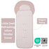 4D 5x29) Iceberg Stroller Liner - Iceberg Fabric, Quick-Dry, Universal Fit, Oeko-Tex Certified, Refreshing Comfort