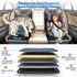 2 Pack 5-Layer 600D Gimars Car Seat Protectors, XL Thickest EPE Waterproof Protectors with Fabric, Nonslip Backing