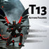 KAMOVNY T13 3D Set Assembled Printed Action Figure with Dragon - Multi-Jointed Movable Robot Toy, Accessories & Weapons