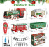 Set 3-8 JQ JUQU Remote Control Electric Train with Real Steam, Lights & Sound, Toy Train for Kids Ages with Complete
