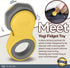5 Yogi Fidget Toy for Adults & Kids Sensory Stress Relief Spinner with Silicone Finger Rings Quiet Desk Fidget