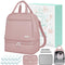 Breast Pump Bag with Insulated Cooler, Double-Layer Pumping Bag for Work &