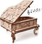 Wood Trick Toy Piano Music Box Moonlight Sonata, Mini 3D Wooden Puzzle Assembly Toy for Kids and Adults