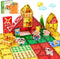 3 Otters 42PCS Magnetic Tiles Toys with Farm Animals, Magnetic Building Blocks