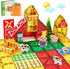 3 Otters 42PCS Magnetic Tiles Toys with Farm Animals, Magnetic Building Blocks