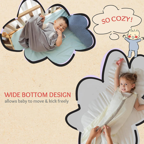 0.5 72% 28% baby deedee Sleep Nest Air TOG | Viscose from Bamboo and Cotton Sleep Sack Sleeping Bag - Baby Wearable