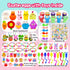 Phaorui 318 100 sets Pcs bulk Easter Egg with toys filled inside for kids, plastic Easter egg stuffed with toys self