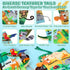Baby Books 0-6 Months - Crinkle Cloth Book - Touch and Feel Baby Books - Infant Toys for Newborn Boys Girls