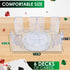 Dual Deck Revolving Card Holder - 360 Degree Poker Playing Cards Holder Canasta Card Holder Casino Accessories Acrylic Playing Card Holder for Playing Card Games - Clear Tray Poker Card Deck Holder