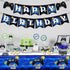 Gamer Birthday Decoration Kit - Video Game Party Supplies for Boys, Includes HAPPY BIRTHDAY Banner, Plates, Cups,
