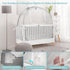 Crib Tent to Stop Baby Climbing Out Baby Crib Net Cover, Breathable Anti-Climb Crib Cover with Auto-Lock Zipper, Easy