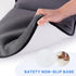 JOY ANAN Elbow Set Elbow Baby Bath Kneeler and Rest Pad - Kneeler and Support with Memory Foam and Bath Toys Organizer