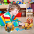 PicassoTiles Magnet Tile Motorized Car Base - Self Turning Omnidirectional Truck with Light and Motor