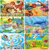 Puzzles for Kids Ages 3-5, 24 Piece Colorful Wooden Puzzles, Educational Toys for Boys and Girls