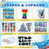 192Pcs Set BenLouis Under the Sea Party Favors Ocean Animals Party Coloring Books Bulk for Kids Sea Fish Birthday
