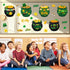 LioNergy 24 Packs St. Patrick's Day Crafts for Kids, DIY Pot of Gold Cutouts Craft Kits Shamrock Gold Coins Leprechaun