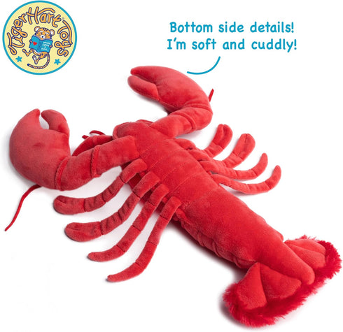 13 Inch TigerHart Lenora The Lobster - Stuffed Animal Plush