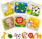 Wooden Puzzles for Toddlers Ages 1-3 - Montessori Toys with 6 Animal Patterns, Educational Learning Toys (6 Pack)