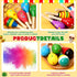 50 Pcs Mini Wooden Maracas for Kids Fiesta, 17 Designs Noisemaker for Mexican Cinco De Mayo, Luau Party, Carnivals,