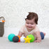 Infantino Textured Multi Ball Set - 6 Piece Toy for Sensory Exploration, Ages 6 Months and Up