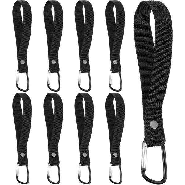 YBEATY 8pcs Stroller Hook Universal Stroller Clips and Hooks Adjustable Strollers Carabiner Clip