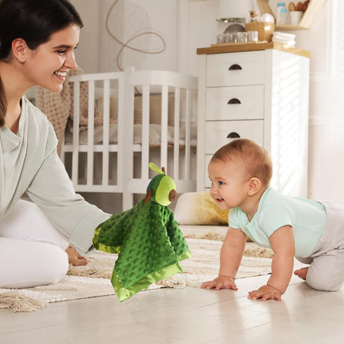 Baby Security Blanket Loveys for Babies, Stuffed Animal Snuggle Toy Gifts for Baby Girls and Boys