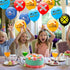 52 Set 12 Inches PANTIDE Pcs Railroad Crossing Train Balloons Latex Balloons Bouquet with Ribbon Railway Choo Choo