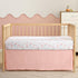 The Homistry 3-Piece Set Set The Hmistry Crib Bedding for Girls - Reversible Quilt, Fitted Sheet, Crib Skirt - Soft