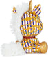 P.Lushes Designer Fashion Pets Natalie Von Corn Premium Unicorn Stuffed Animal, 6”, Gold and Blue
