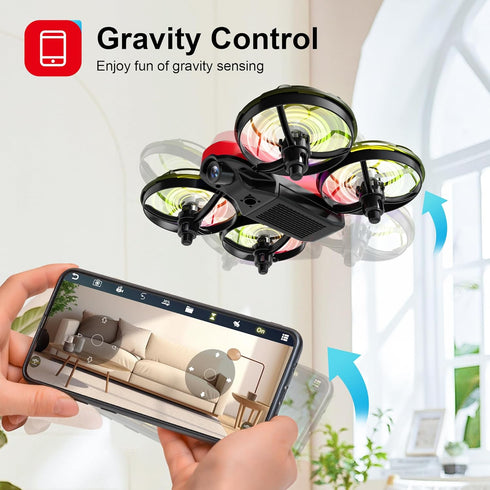 Swifsen 3D Mode,2 Drone with Camera for Kids and Beginner,Birthday Gift Toy for Boys and Girl,Indoor Quadcopter Plane